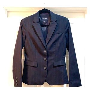 Banana Republic Navy blue w/ pinstripe suit